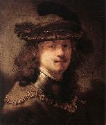 FLINCK, Govert Teunisz. Portrait of Rembrandt df Spain oil painting artist